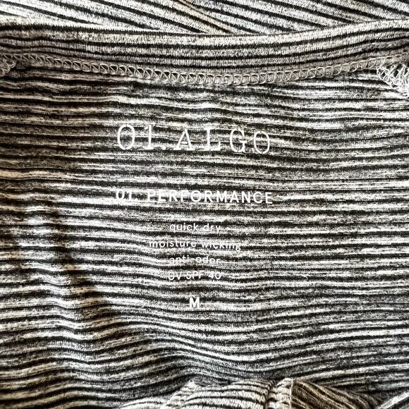 01. ALGO Performance quick dry moisture wicking UV SPF 40 Henley shirt Medium - Picture 10 of 11